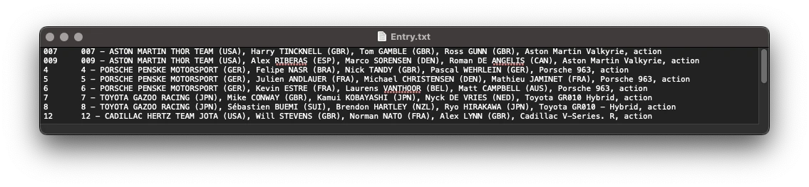 Import into your software
